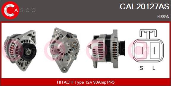 Casco CAL20127AS - Alternator www.autospares.lv