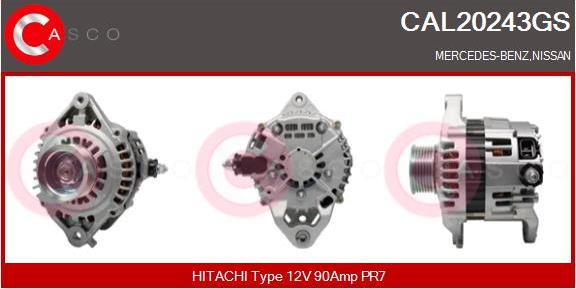 Casco CAL20243GS - Ģenerators autospares.lv