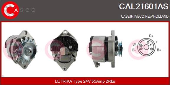 Casco CAL21601AS - Alternator www.autospares.lv