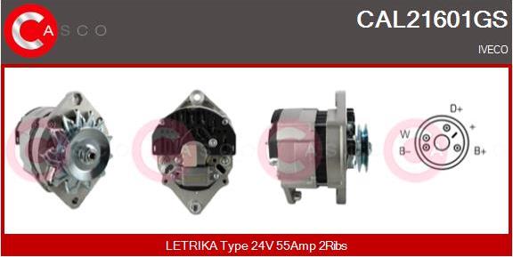 Casco CAL21601GS - Alternator www.autospares.lv