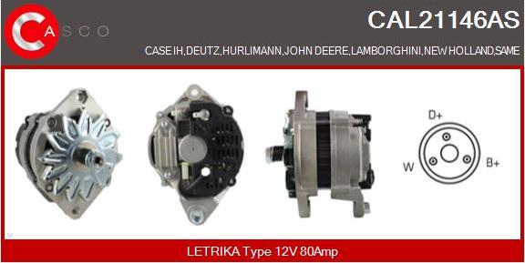 Casco CAL21146AS - Ģenerators autospares.lv