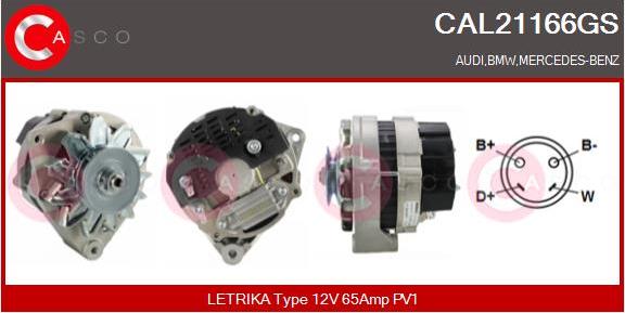 Casco CAL21166GS - Ģenerators www.autospares.lv