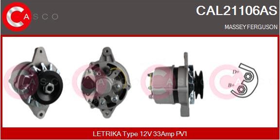 Casco CAL21106AS - Ģenerators autospares.lv