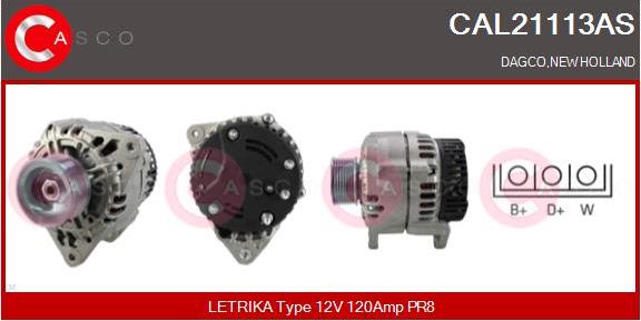 Casco CAL21113AS - Ģenerators autospares.lv