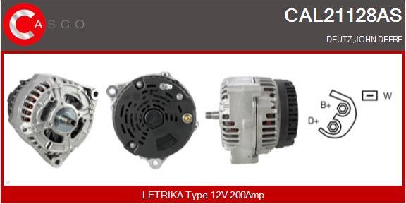 Casco CAL21128AS - Ģenerators autospares.lv