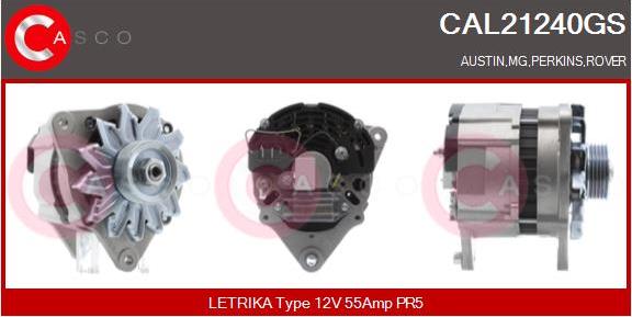 Casco CAL21240GS - Ģenerators www.autospares.lv