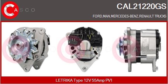 Casco CAL21220GS - Ģenerators autospares.lv