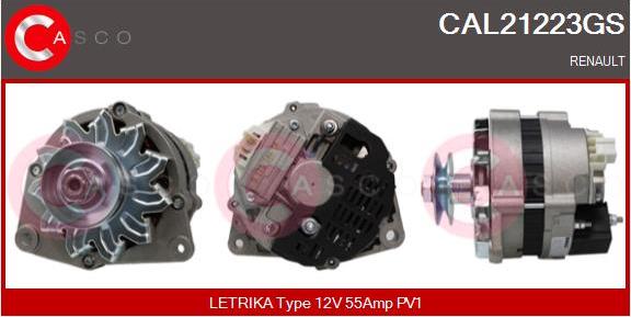 Casco CAL21223GS - Генератор www.autospares.lv