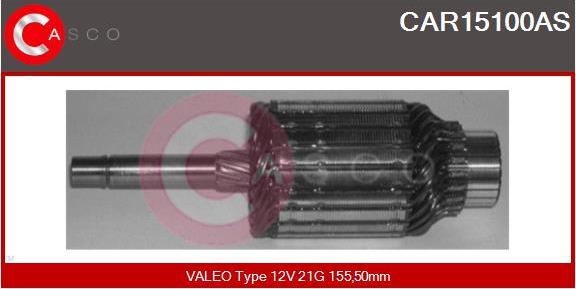 Casco CAR15100AS - Enkurs, Starteris autospares.lv