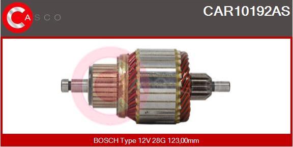 Casco CAR10192AS - Якорь, стартер www.autospares.lv