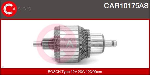 Casco CAR10175AS - Якорь, стартер www.autospares.lv