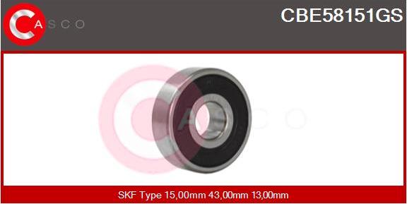 Casco CBE58151GS - Bearing www.autospares.lv