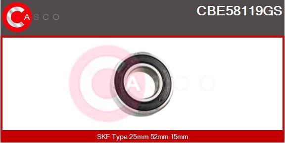 Casco CBE58119GS - Bearing www.autospares.lv