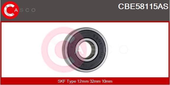 Casco CBE58115AS - Bearing www.autospares.lv