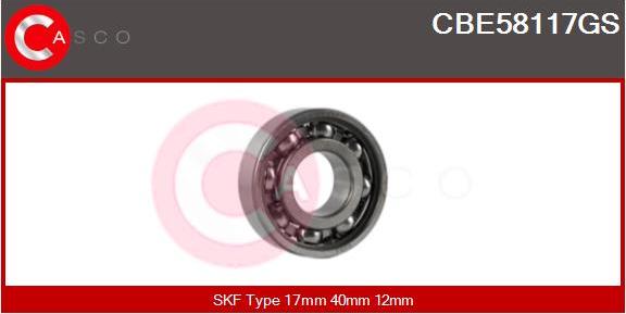 Casco CBE58117GS - Bearing www.autospares.lv