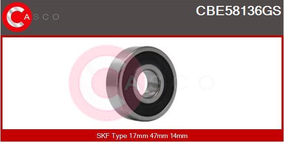 Casco CBE58136GS - Bearing www.autospares.lv