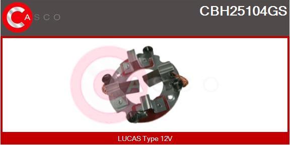 Casco CBH25104GS - Holder, carbon brushes www.autospares.lv