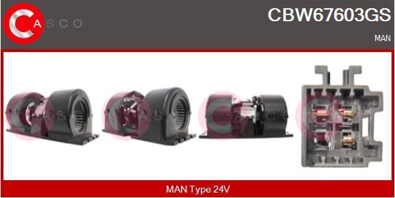 Casco CBW67603GS - Salona ventilators www.autospares.lv