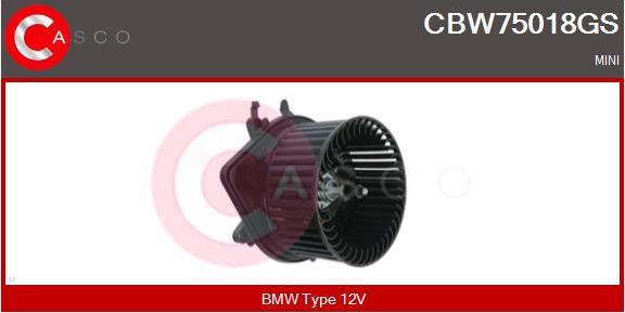 Casco CBW75018GS - Salona ventilators www.autospares.lv