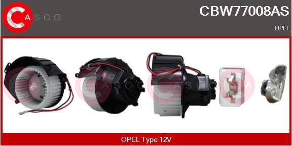 Casco CBW77008AS - Salona ventilators www.autospares.lv