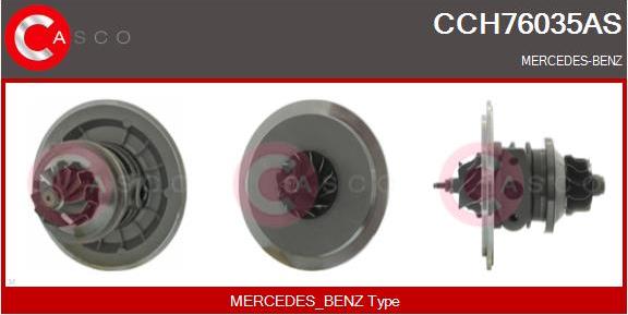 Casco CCH76035AS - Картридж турбины, группа корпуса компрессора www.autospares.lv