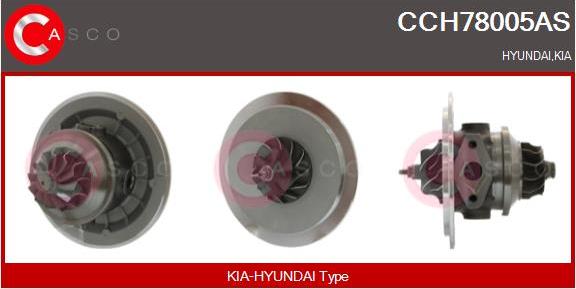 Casco CCH78005AS - Картридж турбины, группа корпуса компрессора www.autospares.lv