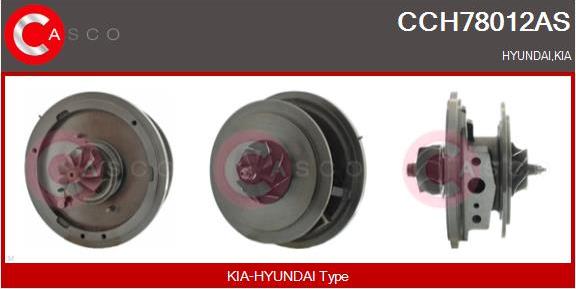 Casco CCH78012AS - Картридж турбины, группа корпуса компрессора www.autospares.lv