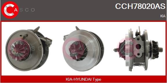 Casco CCH78020AS - Картридж турбины, группа корпуса компрессора www.autospares.lv