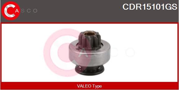 Casco CDR15101GS - Pinion, bendix, starter www.autospares.lv