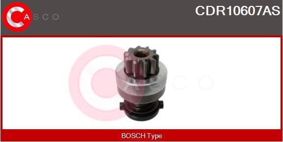 Casco CDR10607AS - Pinion, bendix, starter www.autospares.lv