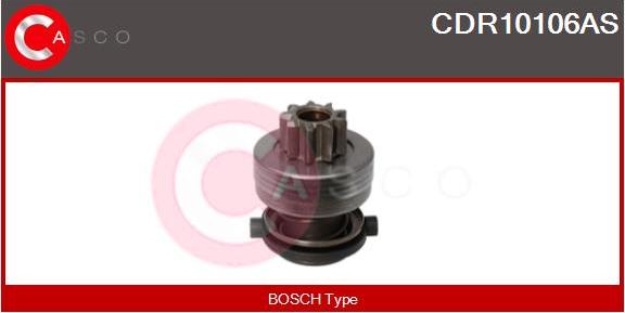 Casco CDR10106AS - Pinion, bendix, starter www.autospares.lv