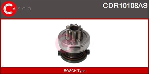 Casco CDR10108AS - Pinion, bendix, starter www.autospares.lv