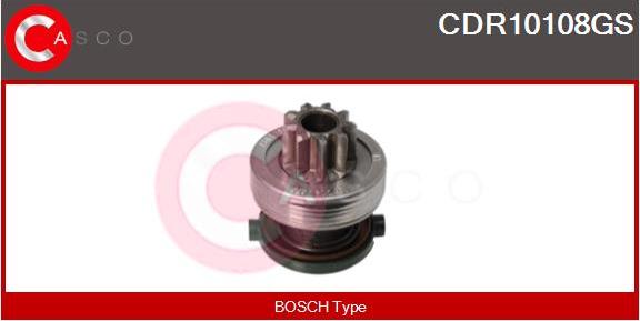 Casco CDR10108GS - Pinion, bendix, starter www.autospares.lv