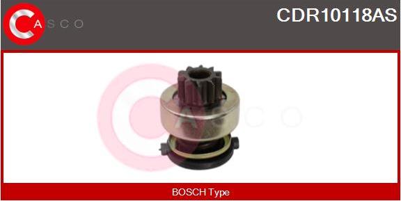 Casco CDR10118AS - Pinion, bendix, starter www.autospares.lv