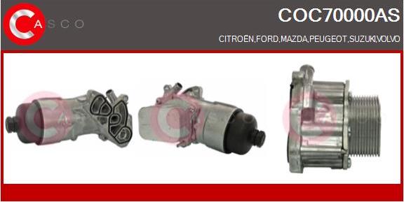 Casco COC70000AS - Eļļas radiators, Motoreļļa autospares.lv