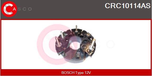 Casco CRC10114AS - Rectifier, alternator www.autospares.lv