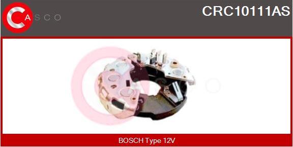 Casco CRC10111AS - Rectifier, alternator www.autospares.lv