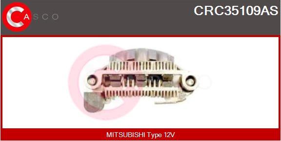 Casco CRC35109AS - Выпрямитель, диодный мост, генератор www.autospares.lv