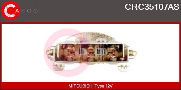 Casco CRC35107AS - Выпрямитель, диодный мост, генератор www.autospares.lv