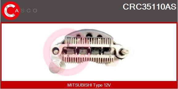 Casco CRC35110AS - Выпрямитель, диодный мост, генератор www.autospares.lv