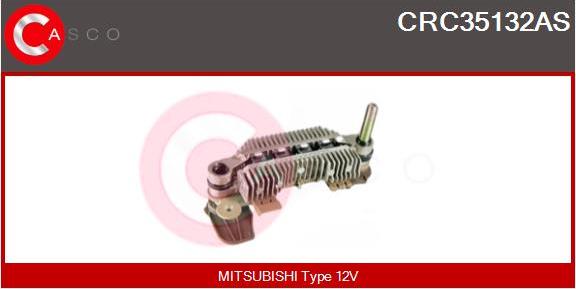 Casco CRC35132AS - Rectifier, alternator www.autospares.lv