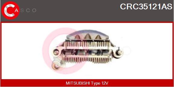 Casco CRC35121AS - Выпрямитель, диодный мост, генератор www.autospares.lv