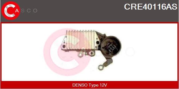 Casco CRE40116AS - Voltage regulator, alternator www.autospares.lv