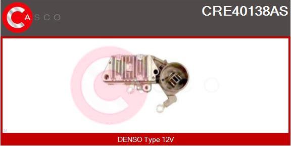 Casco CRE40138AS - Voltage regulator, alternator www.autospares.lv