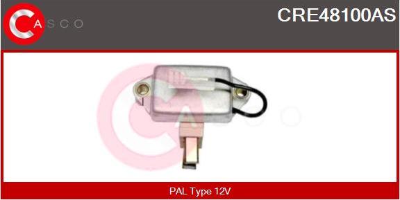 Casco CRE48100AS - Регулятор напряжения, генератор www.autospares.lv