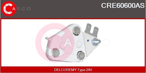 Casco CRE60600AS - Регулятор напряжения, генератор www.autospares.lv