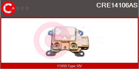 Casco CRE14106AS - Ģeneratora sprieguma regulators autospares.lv