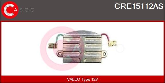 Casco CRE15112AS - Регулятор напряжения, генератор www.autospares.lv