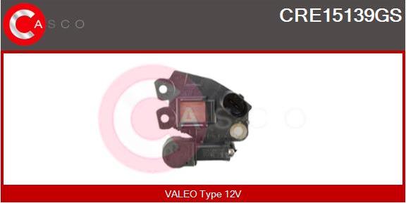 Casco CRE15139GS - Регулятор напряжения, генератор www.autospares.lv