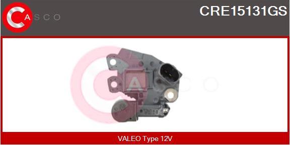 Casco CRE15131GS - Voltage regulator, alternator www.autospares.lv